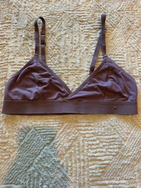 Richer Poorer Mauve Purple Triangle Bralette Wireless Bra Size Large